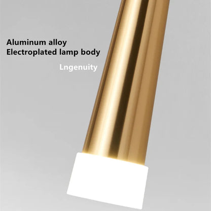 ثريا الدرج السوداء من DecorBites™: إضاءة سقف LED حديثة لغرفة المعيشة وغرفة الطعام