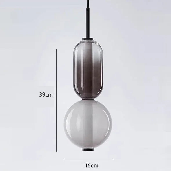 DecorBites™ Candy Glass Ceiling Hanging Chandelier for Loft Living Room