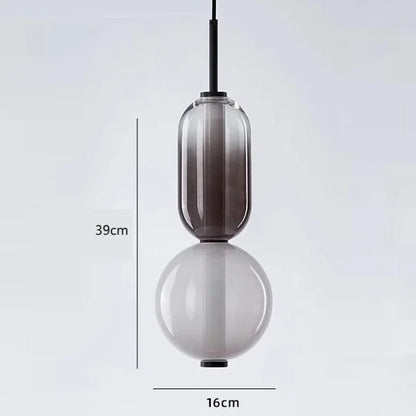 DecorBites™ Candy Glass Ceiling Hanging Chandelier for Loft Living Room