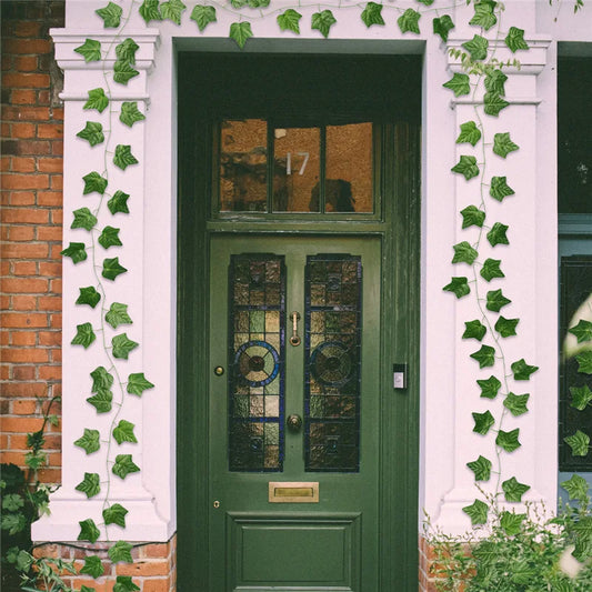 DecorBites™ Ivy Green Fake Leaves Garland Vine Wall Decoration Artificial Plants