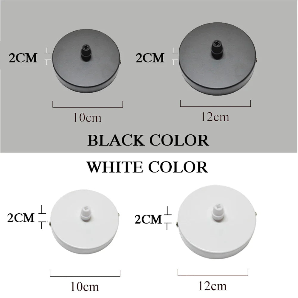 DecorBites™ Ceiling Mount Canopy Plate for Multi-Head Pendant Chandeliers