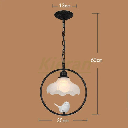 DecorBites™ Birdcage LED Chandelier: Modern Resin Pendant Lights for Bedroom, Living Room, and Restaurant