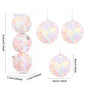 1Box Christmas Ball Ornament Balice Ice Cream Candy Shapes Xmas Tree Hanging  Pendants Home Party Navidad Christmas Decor 2024