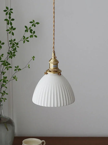DecorBites™ Japanese Ceramic Pendant Light Scandinavian Style Luxury Lamp
