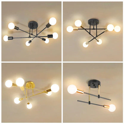 Lámpara colgante de techo LED DecorBites™ para cocina, sala de estar y decoración del hogar