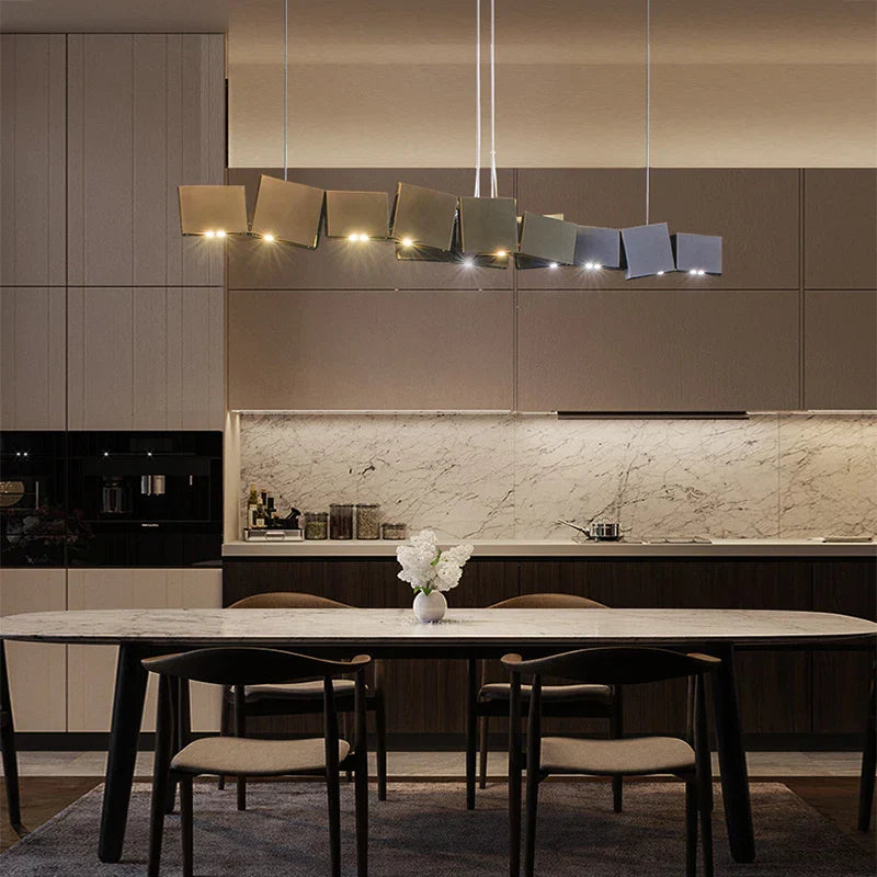 DecorBites™ Box Shape Pendant Light for Dining Table Bar Kitchen Island Decor