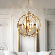Decorbites™ Lámpara de Araña de Cristal Dorado: Luz de Techo Moderna para Comedor, Cocina y Dormitorio