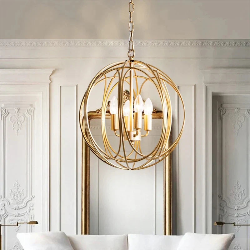 Decorbites™ Gold-Kristall-Kronleuchter: Moderne Deckenleuchte für Esszimmer, Küche und Schlafzimmer