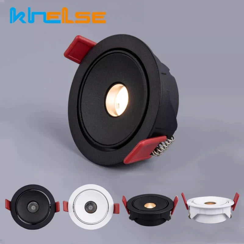 DecorBites™ LED Mini Ceiling Downlights: Anti-Glare Spot Lighting Fixture for Cabinets, Showcases, and more