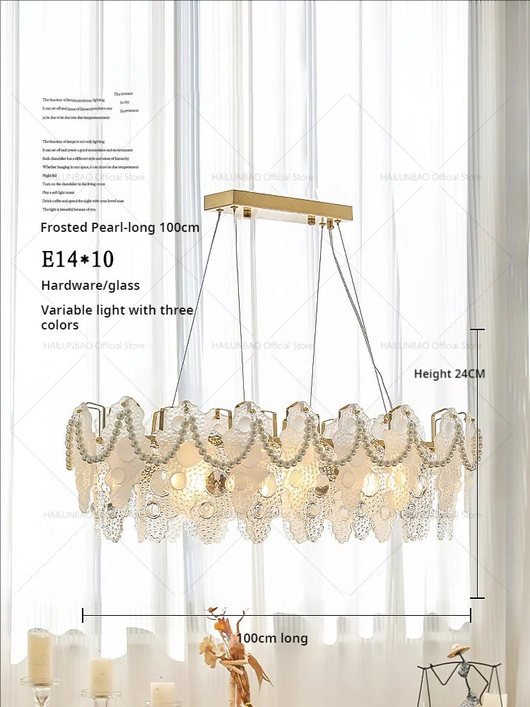 DecorBites™ Crystal Chandelier: Elegant Retro Lighting for Bedroom, Dining, Living Room & Cloakroom