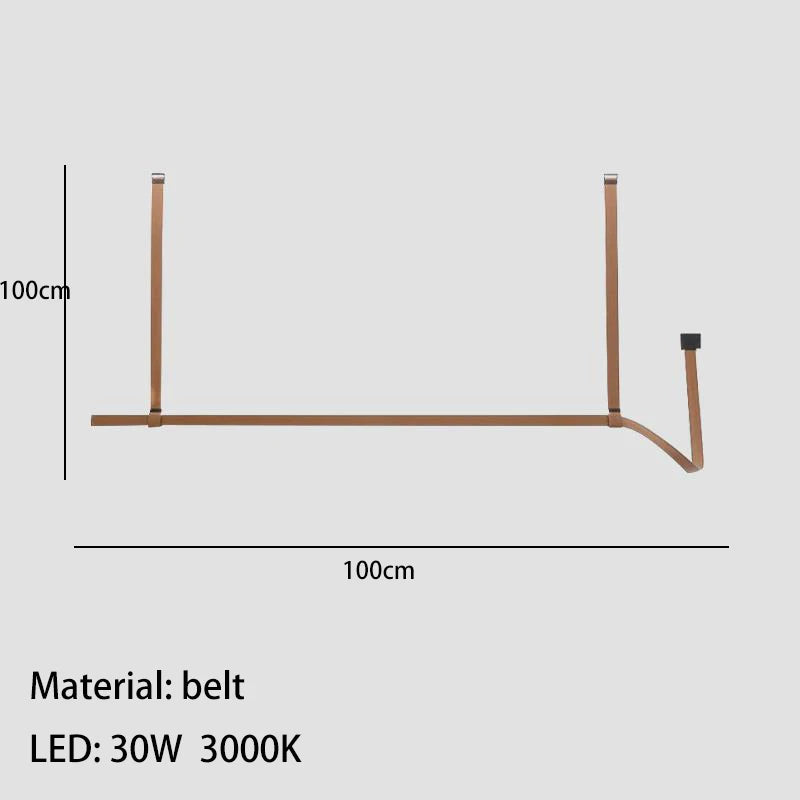 DecorBites™ LED Chandelier for Dining Room Bar Kitchen - Minimalist Art Deco Hang Lamp