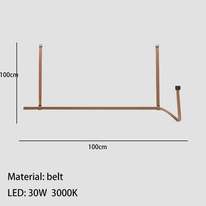 DecorBites™ LED Chandelier for Dining Room Bar Kitchen - Minimalist Art Deco Hang Lamp