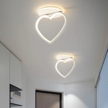 DecorBites™ Heart Ceiling Light: Modern Hallway Aisle Entryway Lighting Fixture