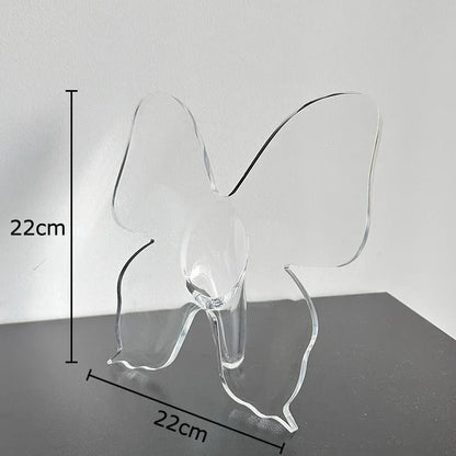DecorBites™ Butterfly Vase: Desk Decor, Flower Arrangement Pot for Room Aesthetic