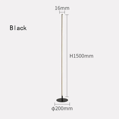 DecorBites™ Gold LED Floor Lamp Minimalist Modern Design for Living Room & Bedroom