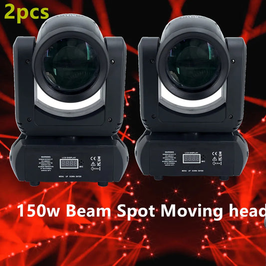 DecorBites™ 150W LED Moving Head Beam+Spot Light with 18 Rotating Prisms