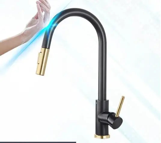 DecorBites™ Brass Bathroom Faucet Set - Kitchen Mixer Tap and Shower Combo