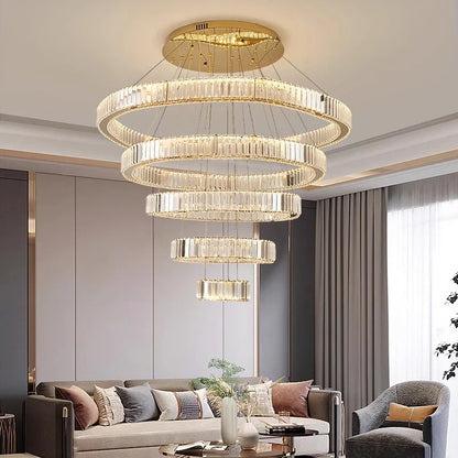DecorBites™ Crystal Chandelier: Modern Home & Dining Room Pendant Lighting