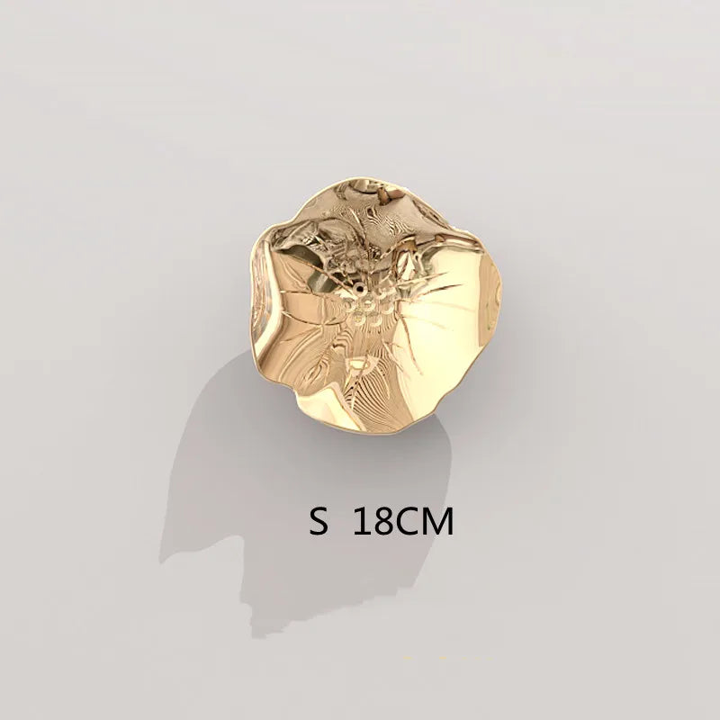 DecorBites™ Carp Fish Lotus Leaf Gold Wall Pendant Chinese Bionics Home Decor