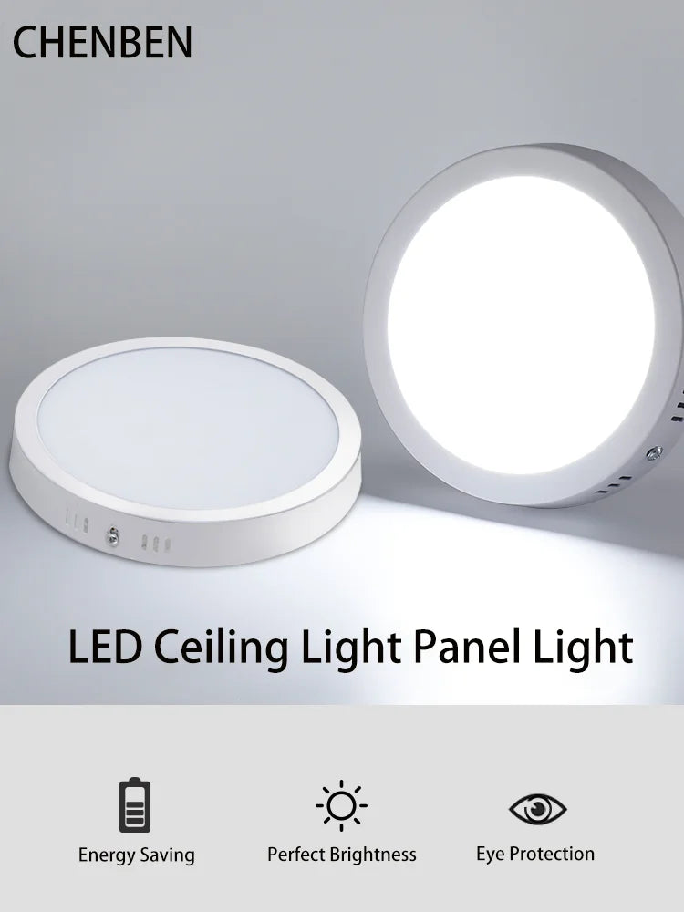 DecorBites™ LED Panel Ceiling Light Modern Kitchen Chandelier Surface Mount Fixture