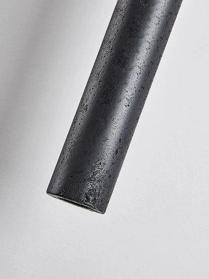 ثريا DecorBites™‎ LED ذات الأنبوب الحجري الأسود لإضاءة غرفة النوم