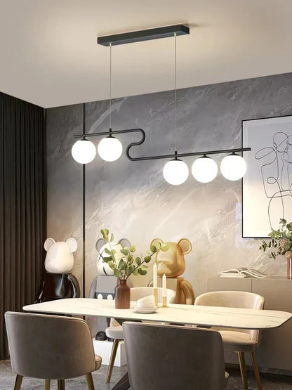 Lámparas de araña LED con bolas de cristal DecorBites™ para decoración del hogar, comedor, cocina y oficina