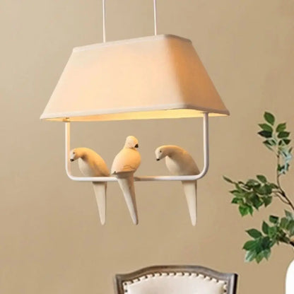 DecorBites™ Bird Cloth Chandelier Ceiling Light - Creative Pendant, Dining Room & Home Decor