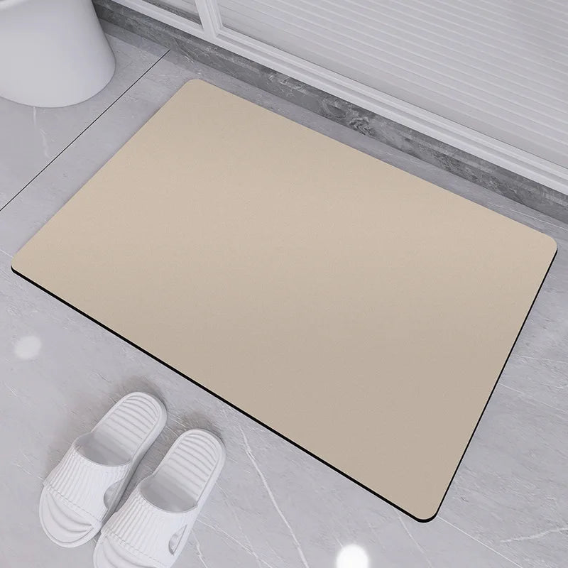DecorBites™ Diatom Ooze Bath Rug: Super Absorbent Non-slip Mat for Bathroom & Toilets