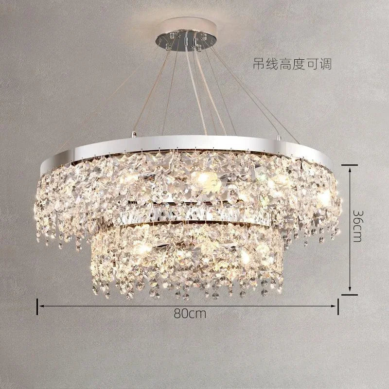 DecorBites™ Crystal Kitchen Ceiling Lights: Luxury Diamond Ceiling Lamp for Home Decor