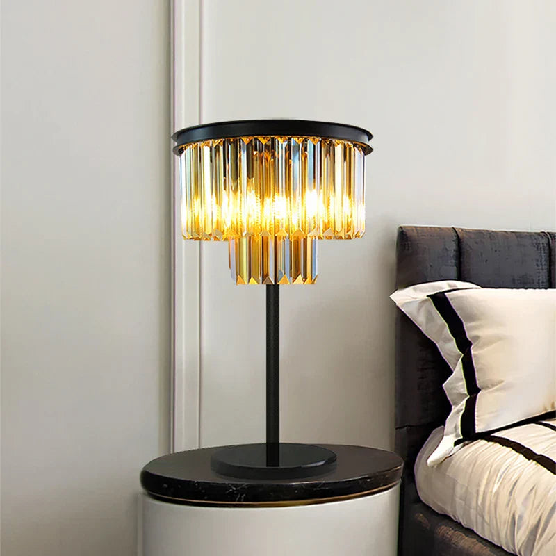 DecorBites™ Crystal Floor Lamp: Modern Nordic Design for Luxury Living Room Decor