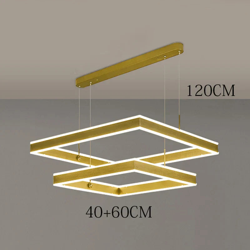 DecorBites™ LED Chandeliers Pendant Light Lamps for Living & Dining Room