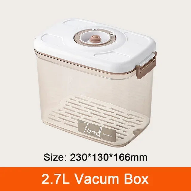 DecorBites™ Fresh-Keeping Vacuum Canister: Large Capacity Food Organizer.