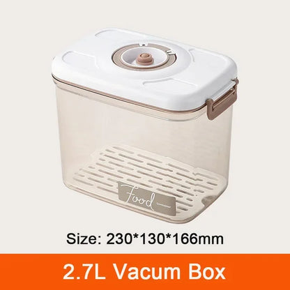 DecorBites™ Fresh-Keeping Vacuum Canister: Large Capacity Food Organizer.