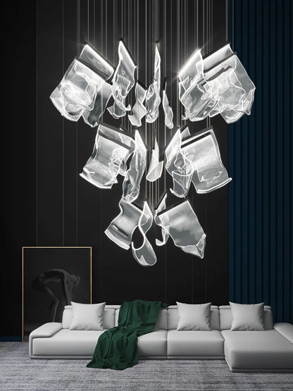 DecorBites™ LED Modern Ceiling Chandelier for Living Room Staircase Restaurant Attic Home