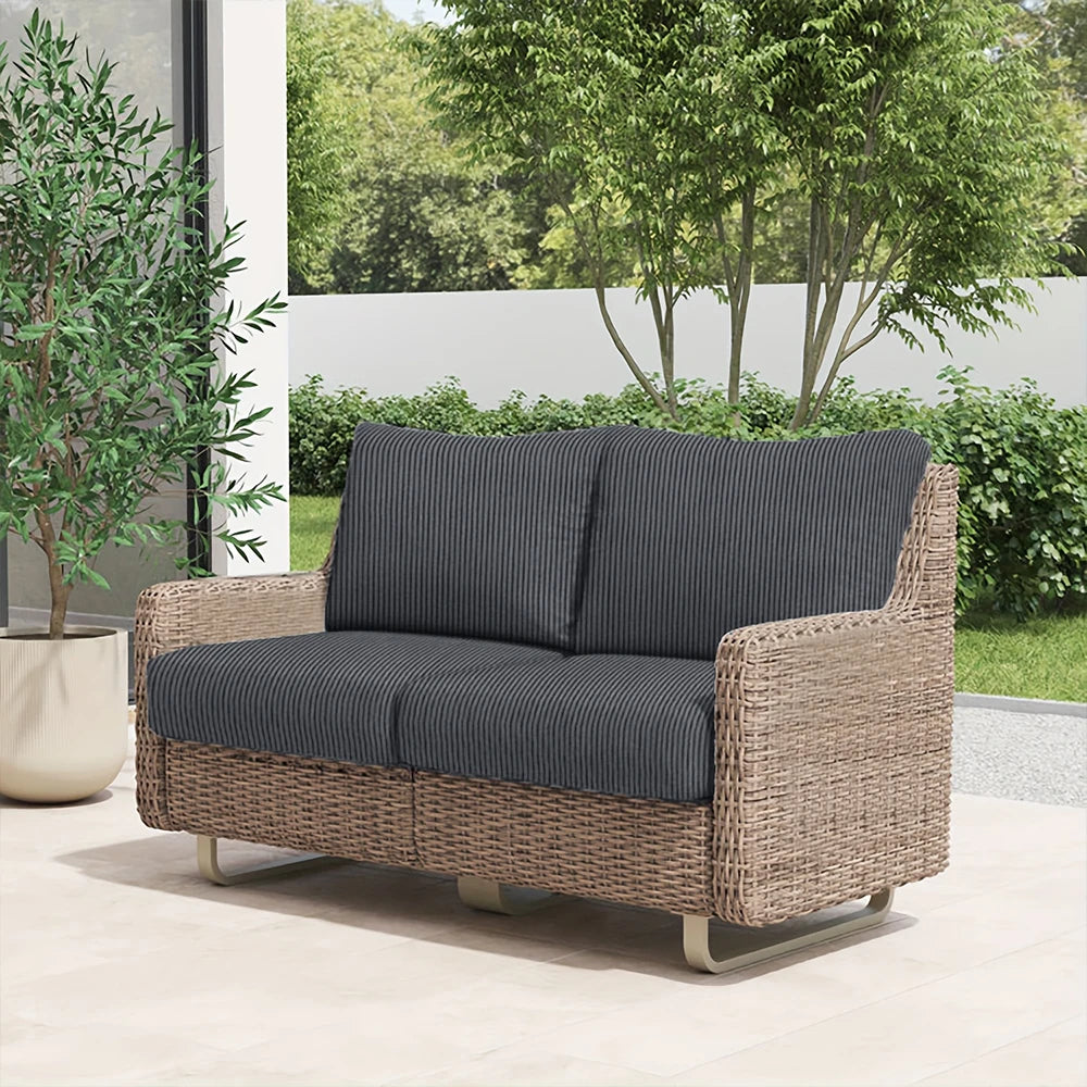 Striped Jacquard Sofa Slipcover
