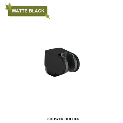 حامل رأس دش DecorBites™ قابل للتعديل للتركيب على الحائط للحمام • قاعدة تثبيت ABS بيضاء