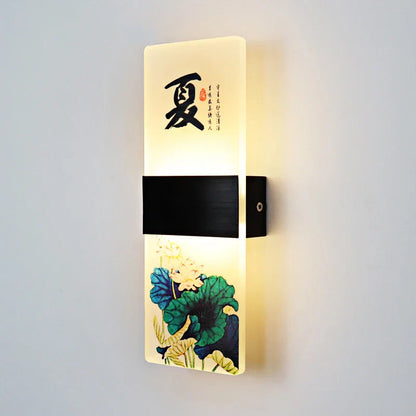 DecorBites™ مصباح حائط LED مربع الشكل بغطاء أكريليك للديكور المنزلي