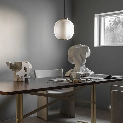 ديكوربايتس™ مصباح طاولة LED بتصميم نورديك على شكل كرة زجاجية سوداء لغرفة النوم وغرفة المعيشة