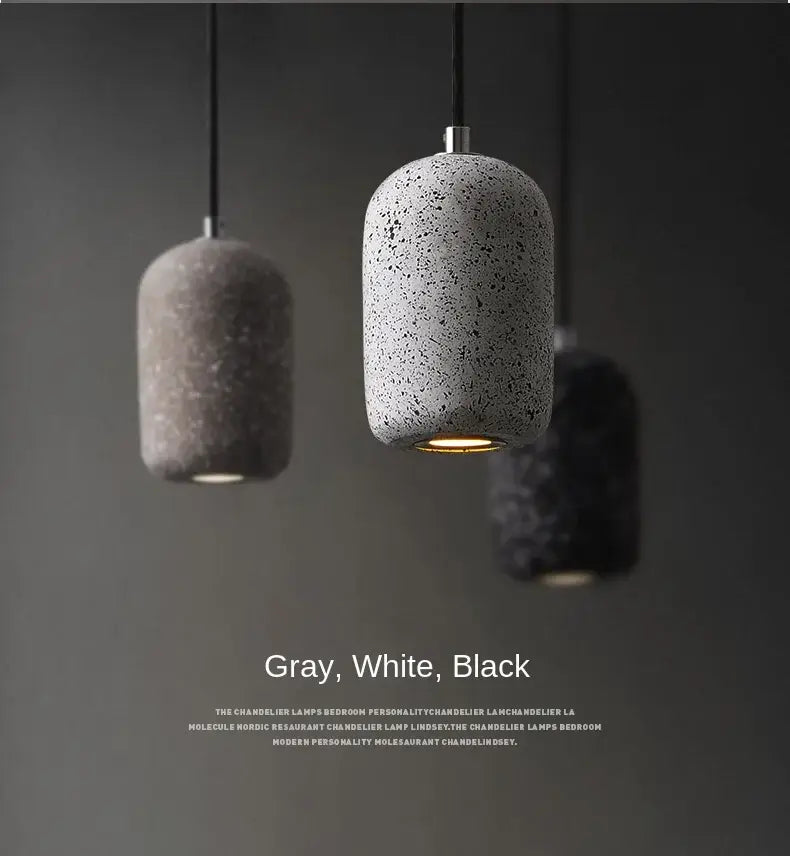 DecorBites™ Nordic Cement Pendant Lamp - Industrial Style Lighting