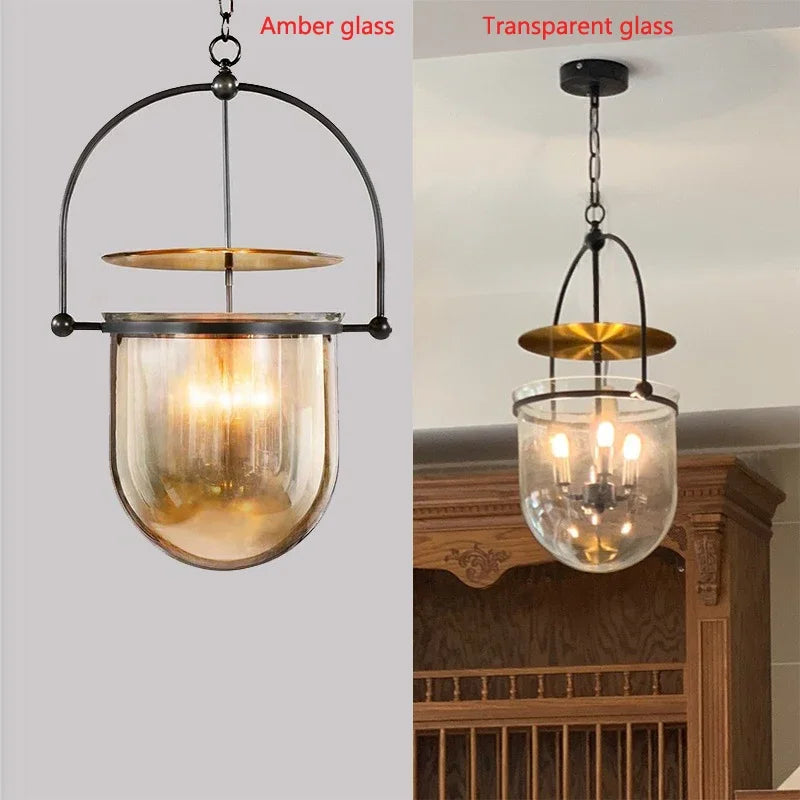 Decorbites™ Glasanhängerleuchte: Vintage skandinavisches Deckenleuchte für Esszimmer, Bar, Schlafzimmer