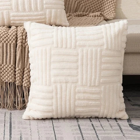 مجموعة أغطية الوسائد بتصميم هندسي من DecorBites™ لديكور الأريكة الأنيق والمعيشة المنزلية