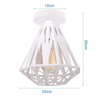 Decorbites™ Industrielle E27 Deckenlampe: Vintage Retro Loft Stil für die Dekoration im Wohnzimmer und in der Küche zu Hause