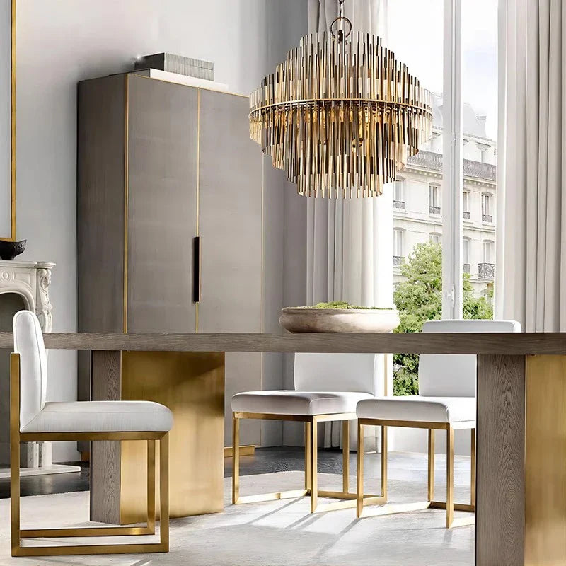 DecorBites™ Brass Pendant Light Fixture Italian Designer Hanglamp for Villa Decoration