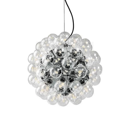 DecorBites™ Glass Bubble Kitchen Island Chandelier: LED Hanging Lamps for Dinning Room