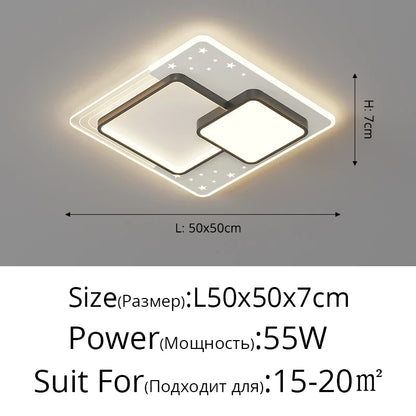 DecorBites™ LED Chandelier: Modern Living Room Bedroom Dining Room Kitchen Lighting