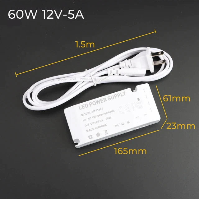 مصباح بار خزانة LED من DecorBites™ لشريط إضاءة رفوف الكتب الزجاجي مقاس 8 مم