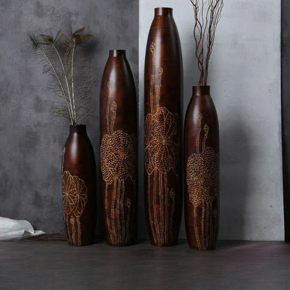 DecorBites™ High Stand Vase for Decorative Plants - Elegant Home Decor for Living Room, Office, or Wedding