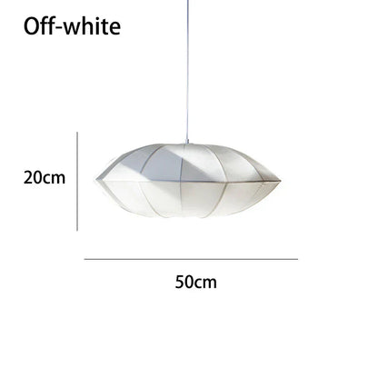 DecorBites™ Danish Pendant Light Minimalist Lantern Ufo Lampshade Rustic Fabric Lamp