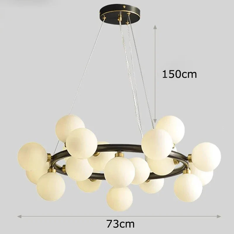 Copper Vintage LED Chandelier