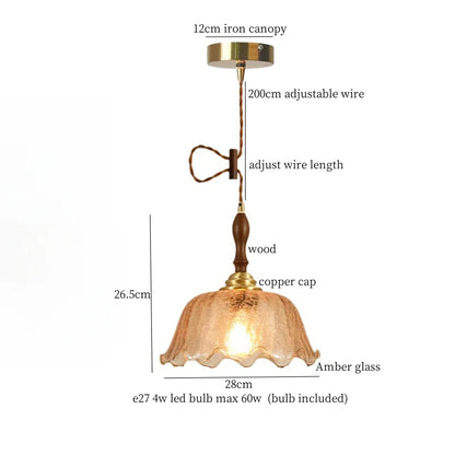 Lámparas colgantes LED DecorBites™ de cristal agrietado para decoración del hogar, restaurantes, salas de estar y cocinas.